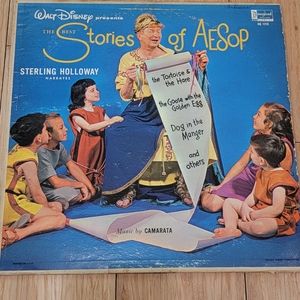 Walt Disney presents The Best Stories of AESOP Disneyland Records LP 1964